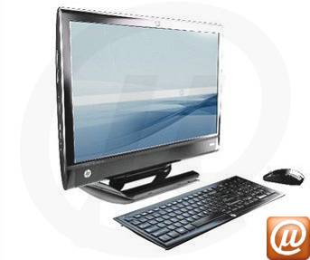 LK732LA - Desktop-PC All-in-One com tela de toque TouchSmart Business Elite HP 9300 Intel Core i3-2100 (3.10GHz) 4GB 500GB 23" LED DVD-RW Windows 7 Professional (Substitui LY976LA#AC4)